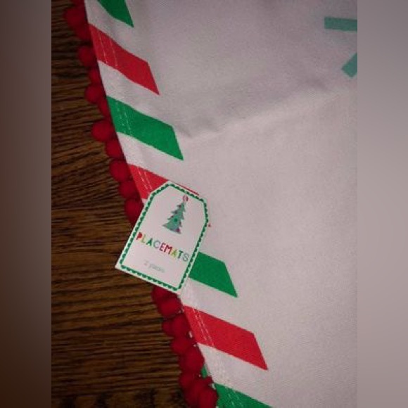 Target Christmas Placemats Snow flake design NWT 2 pack - Picture 4 of 4